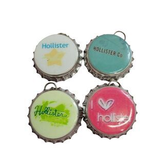 Hollister bottle cap charms